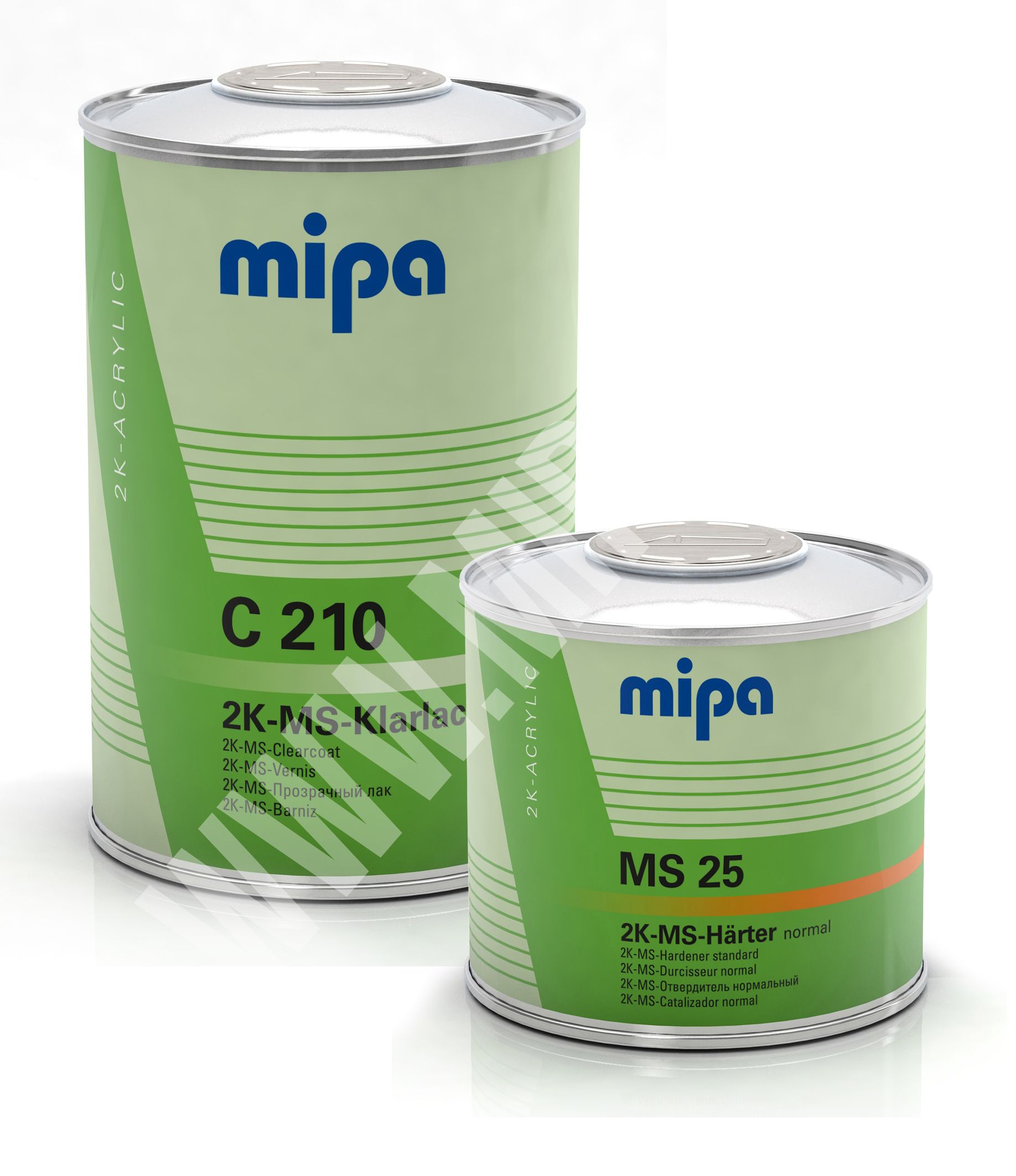 Mipa 2K-MS-лак C 210-25 normaal MS 25 с отвердителем 1,5 l