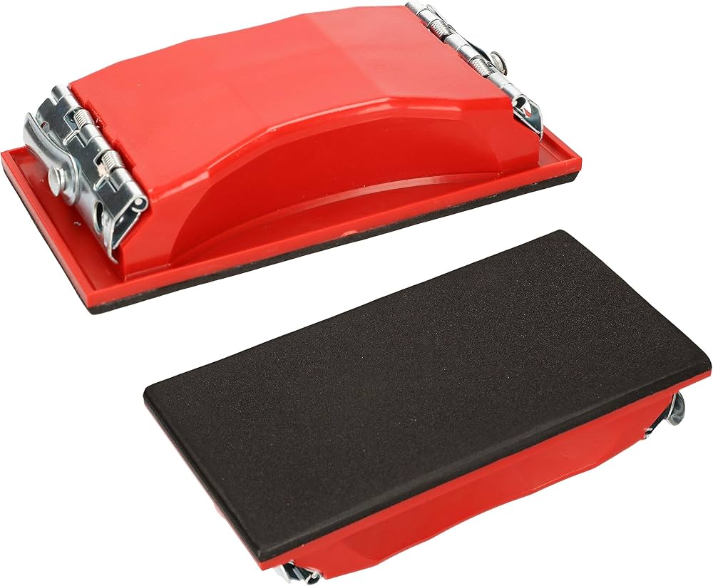 Hand Sanding Block with clamps 85 mm x 165 mm / BS