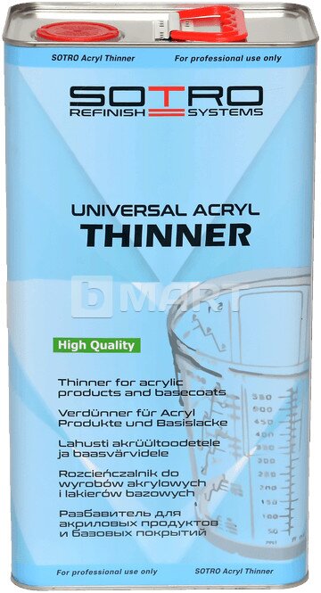SOTRO ACRYL THINNER 5l