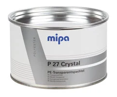 Mipa P 27 Crystal прозрачная шпаклёвка MEKP с отвердителем 1 kg