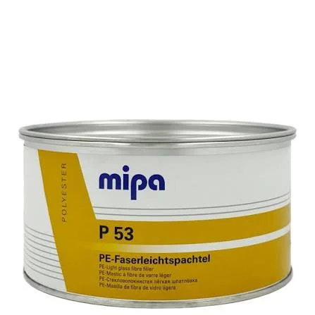 Mipa P 53 PE лёгкая стекловолоконная шпаклёвка с отвердителем 1 l лёгкая стекловолоконная шпаклёвка
