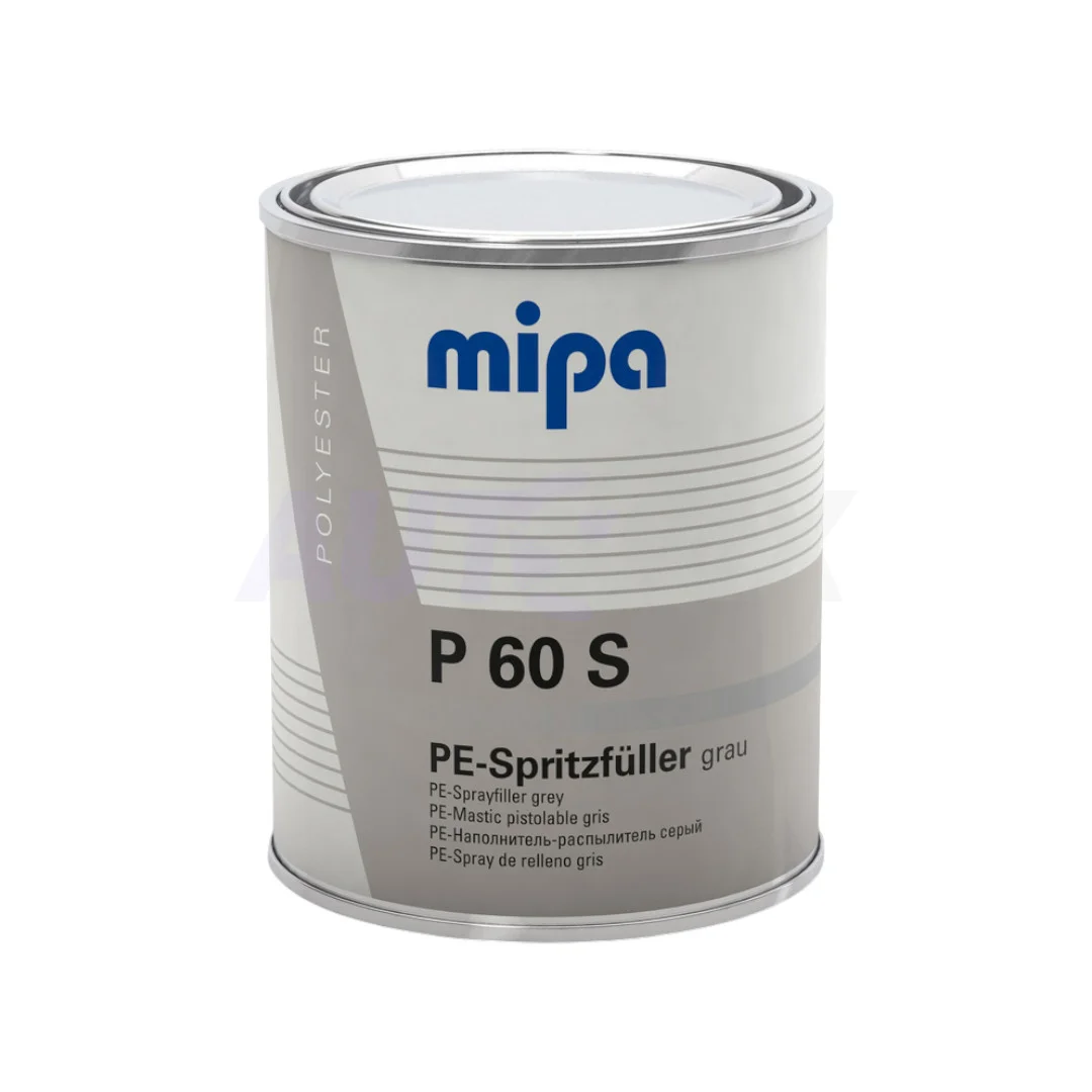 Mipa P 60 S напыляемая шпаклёвка серый с отвердителем 1 l