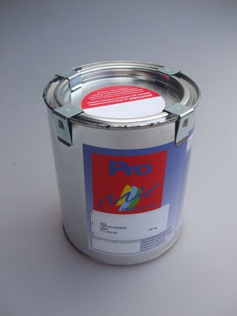 Mipa PU 265-50 2K-PU-HS-Industry Chassislack halbglänzend RAL 9005 20 kg netto